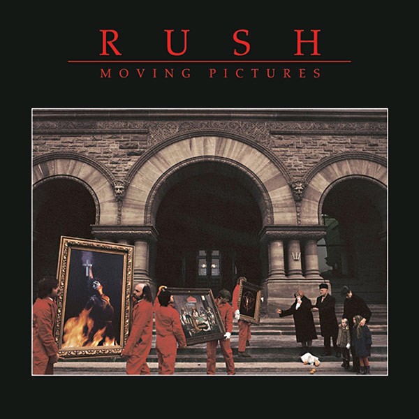 Foto da capa do álbum Moving Pictures Rush