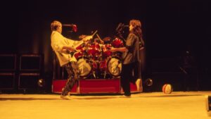 Rush no Japão durante a turnê de Grace Under Pressure, em 1984
