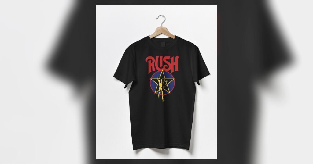 Camiseta do Starman do Rush criada para campanha solidária em apoio às crianças afetadas pelos terremotos na Venezuela